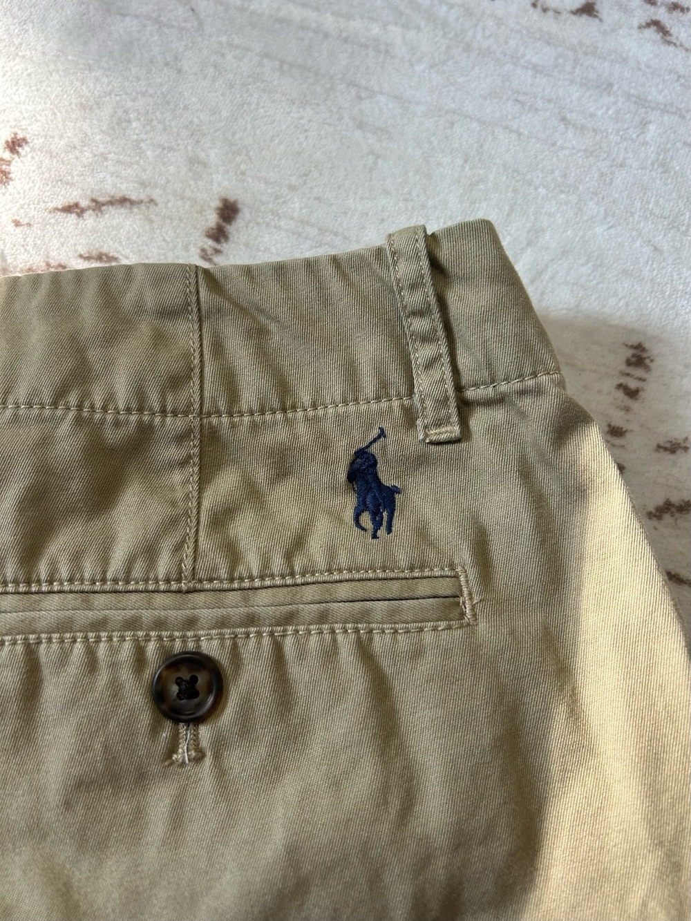Ralph Lauren Khaki Tan Bermuda Shorts - Picture 5 of 6